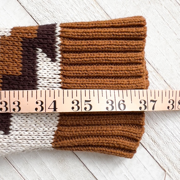 Lucky Brand Aztec Intarsia Shawl Collar Cardigan Sweater Coat - 1X Belted Boho - Picture 13 of 14